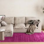 Gabbeh Rug - Softy - Erased - Uni - rectangle