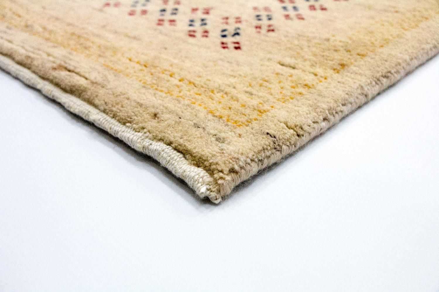 Tapis Gabbeh - Loribaft Indus - Croco - tapis de couloir