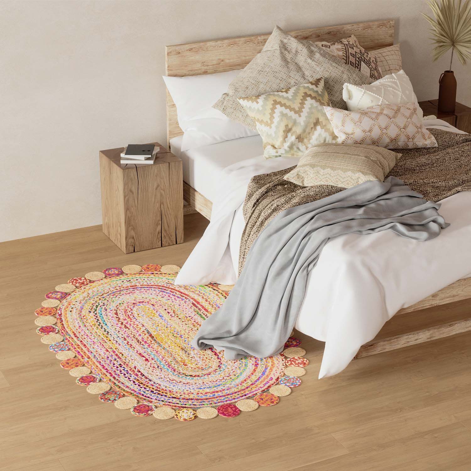 Tapis en sisal - Lerina - ovale