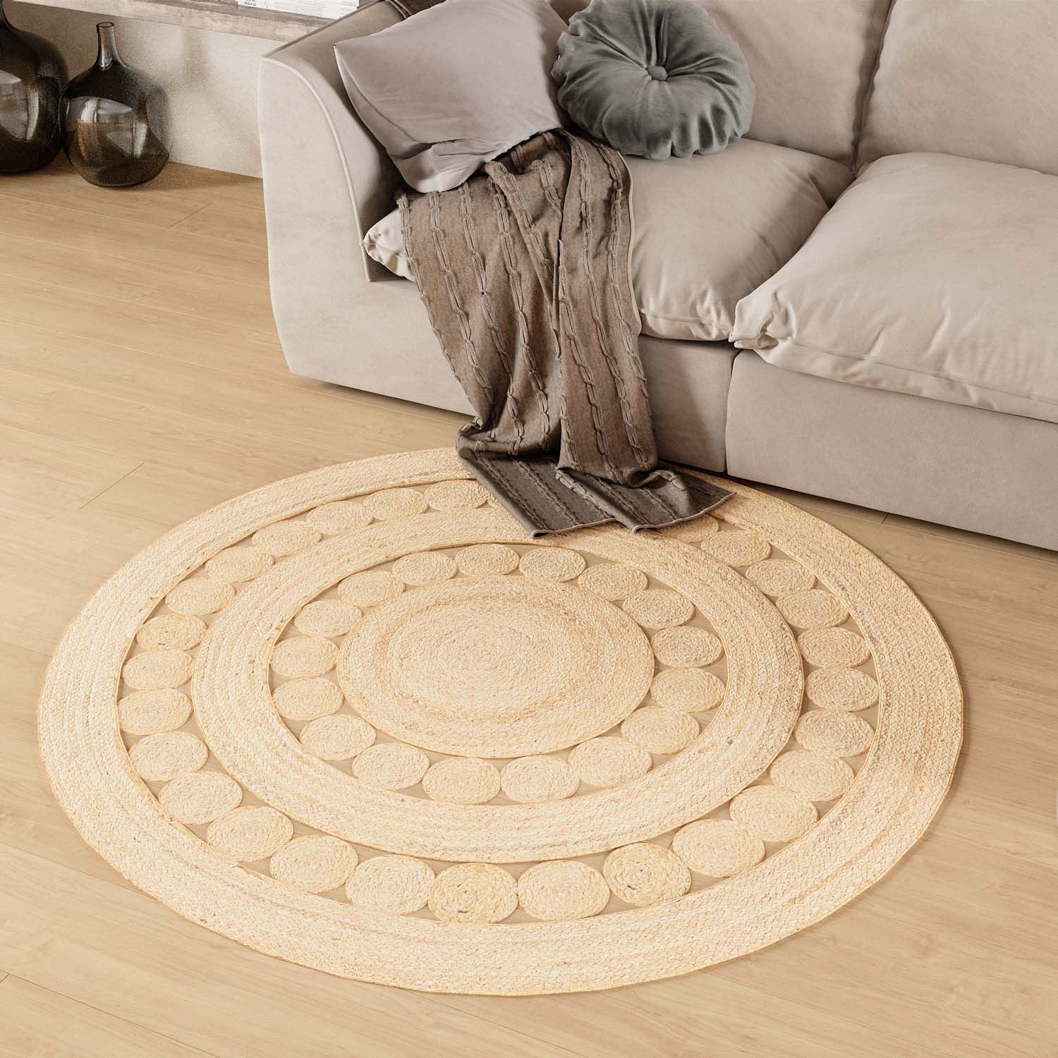 Tapis en sisal - Darcia - ronde