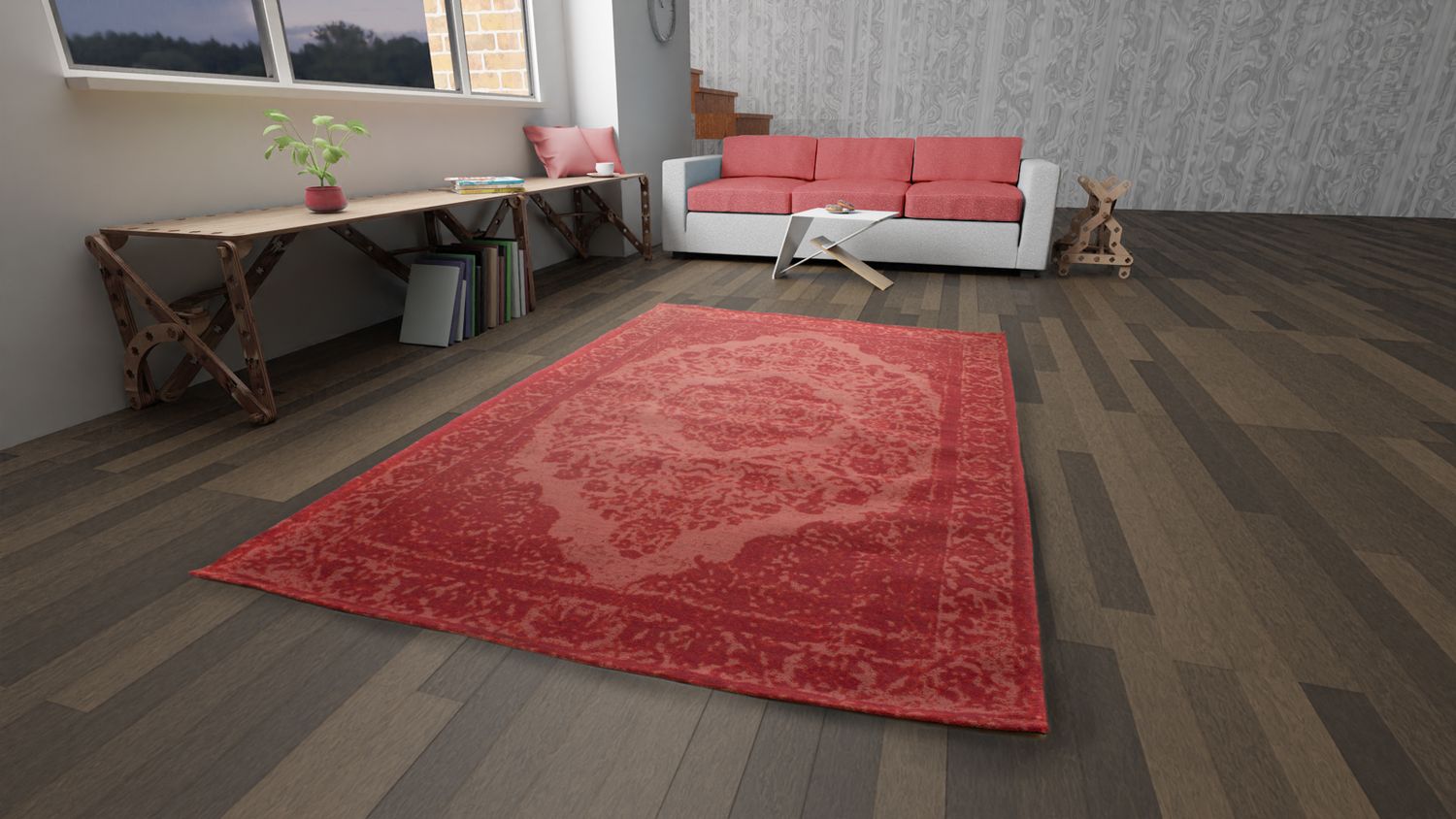 Tapis vintage - Maddox - tapis de couloir