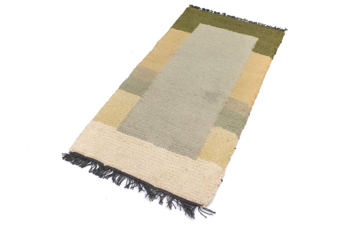 Tapis Népalais - 140 x 70 cm - gris