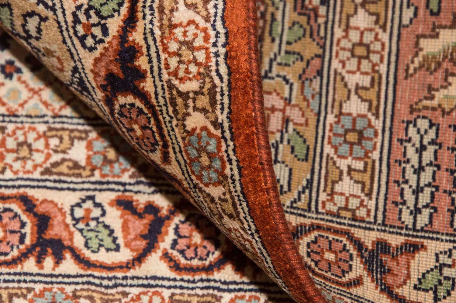 Tapete de seda - Kashmir Silk - 308 x 241 cm - multicolorido