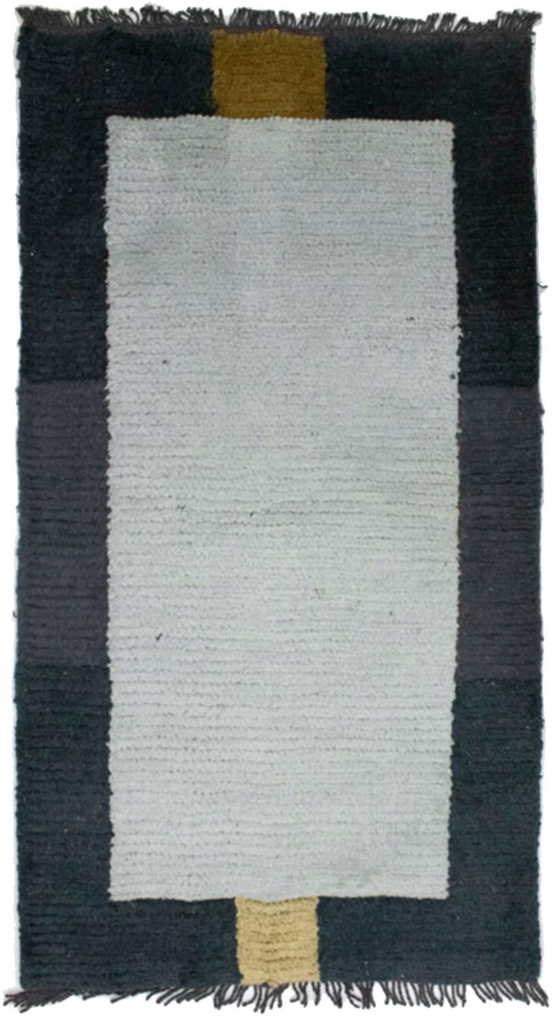 Tapis Népalais - 140 x 70 cm - bleu clair