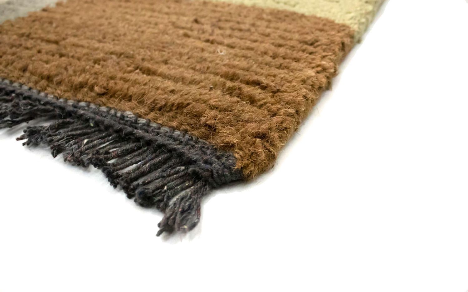 Tapis Népalais - 140 x 70 cm - gris