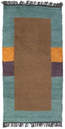 Tapis Népalais - 140 x 70 cm - marron