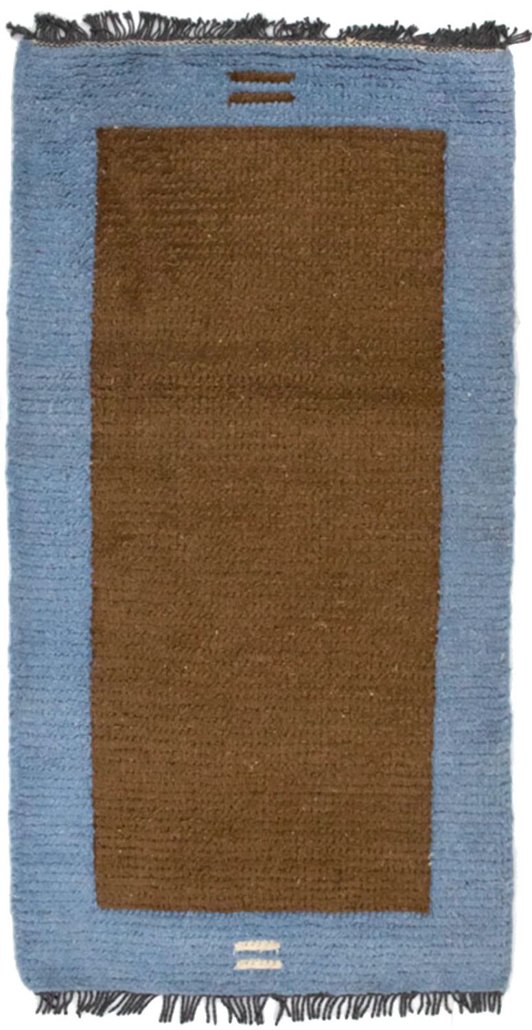 Tapis Népalais - 140 x 70 cm - marron