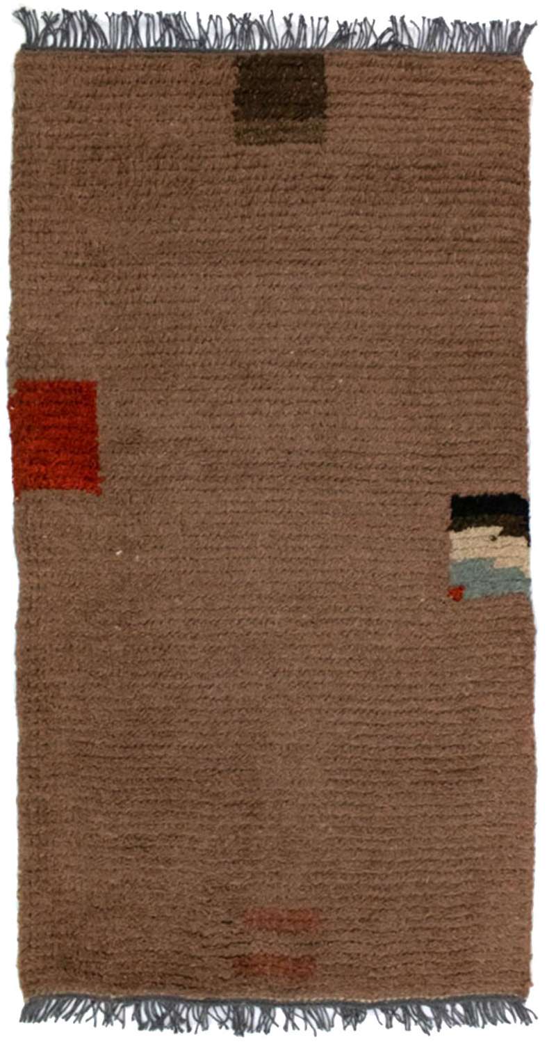 Nepal tapijt - 140 x 70 cm - bruin