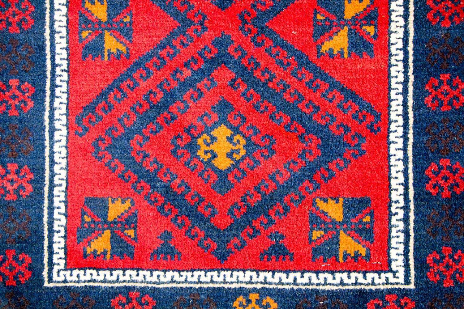 Baluch-tæppe - 135 x 67 cm - rød
