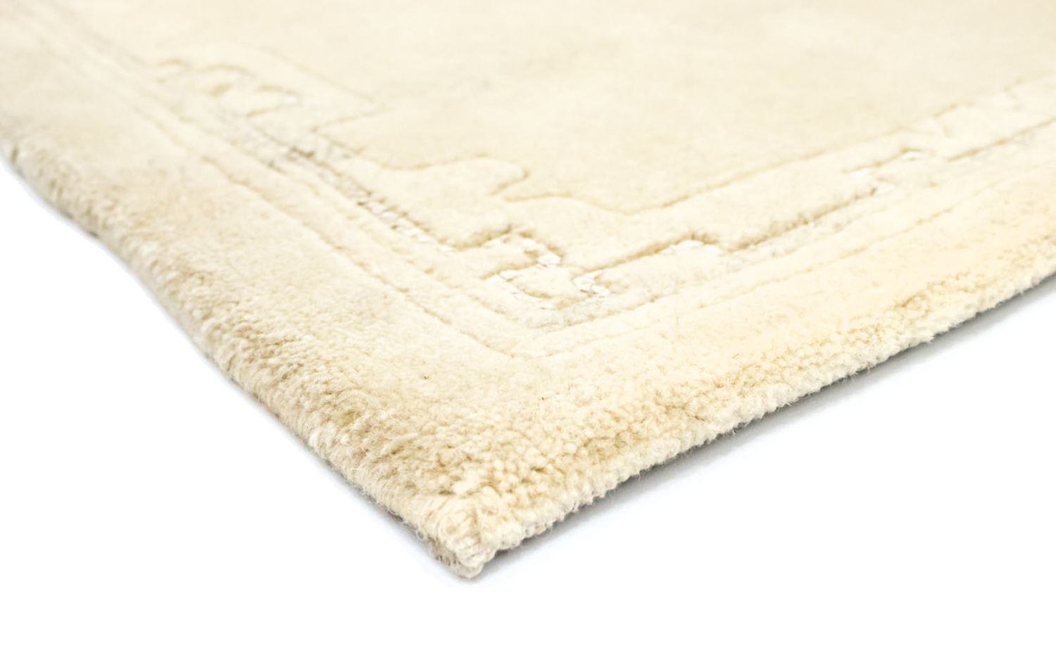 Løper Nepal teppe - 195 x 74 cm - beige