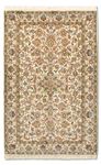 Zijden tapijt - Kashmir Silk - 124 x 78 cm - beige