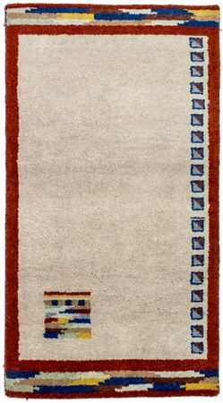 Tapis Gabbeh - Indus - 140 x 70 cm - beige