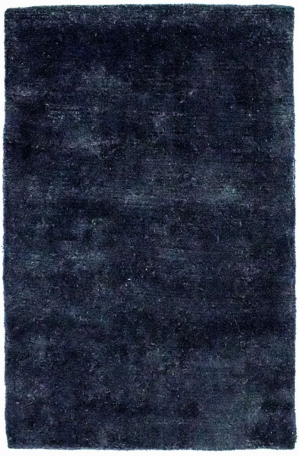 Alfombra de lana - 120 x 75 cm - azul