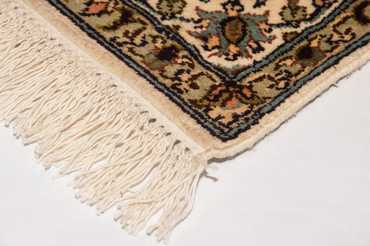 Jedwabny dywan - Kashmir Silk - 95 x 62 cm - beżowy