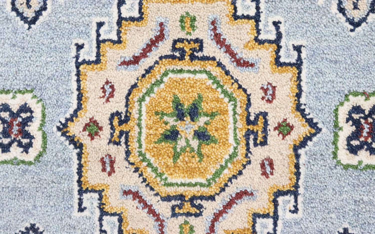 Løper Orientalsk teppe - 300 x 82 cm - lyseblå