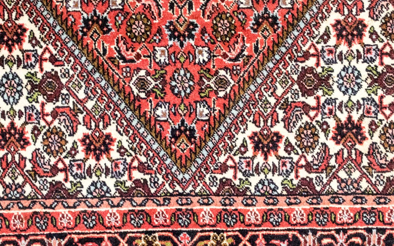 Tapete Persa - Bijar - Royal - 249 x 173 cm - vermelho claro