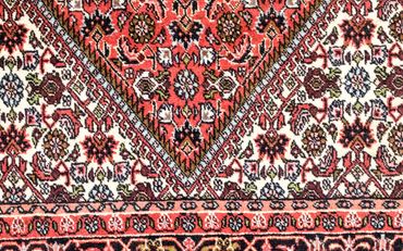 Tapis persan - Bidjar - 249 x 173 cm - rouge clair