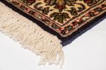 Silk Rug - Kashmir Silk - 94 x 60 cm - dark blue