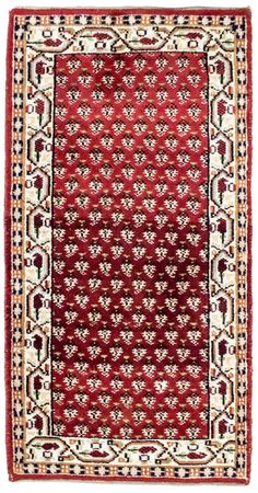 Tapis persan - Mir - 120 x 65 cm - rouge