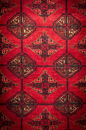 Alfombra Belutsch - 183 x 100 cm - rojo