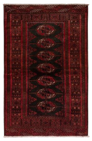 Turkaman Rug - 142 x 92 cm - dark blue