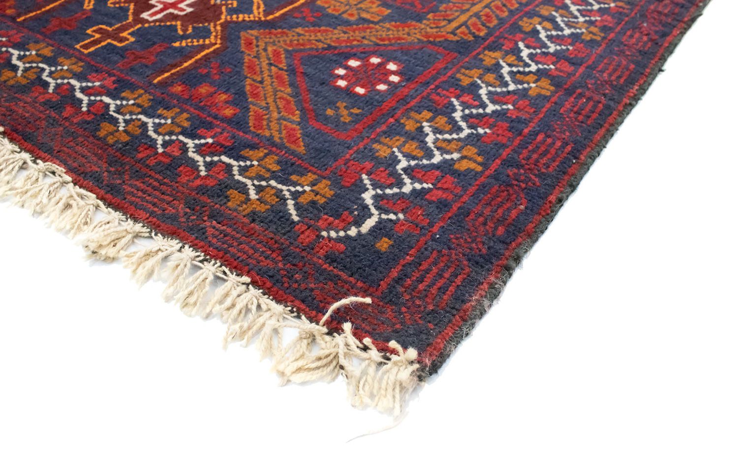 Tapis Belutsch - 138 x 84 cm - bleu