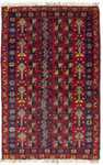 Baluch-tæppe - 119 x 77 cm - rød