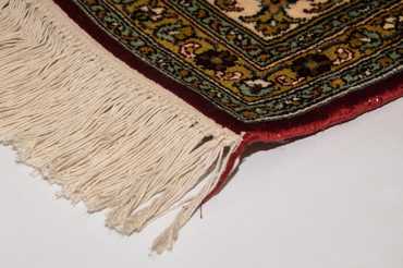 Zijden tapijt - Kashmir Silk - 216 x 153 cm - rood