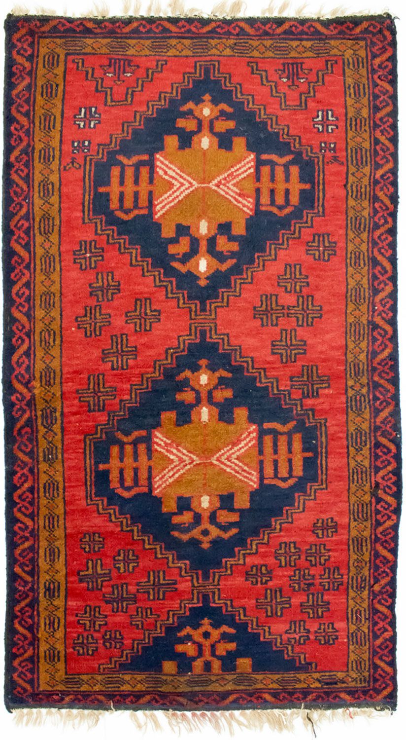 Tappeto Belutsch - 129 x 74 cm - rosso