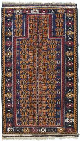 Belutsch Rug - 140 x 80 cm - multicolored