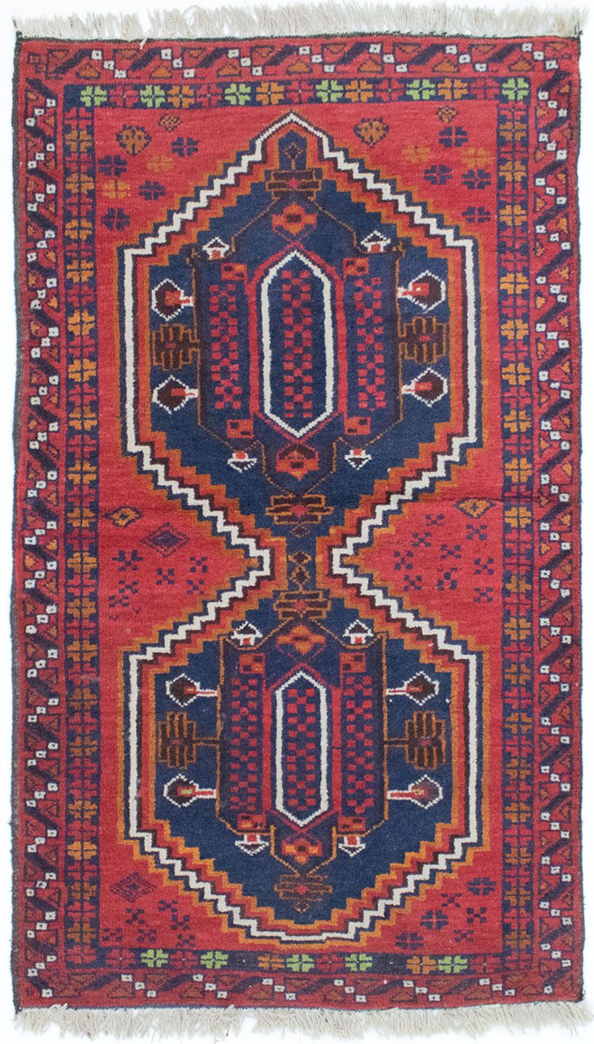 Tappeto Belutsch - 129 x 78 cm - rosso