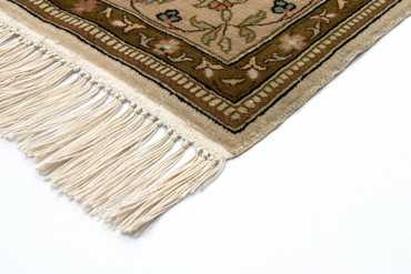 Silk Rug - Chinese Silk - 152 x 91 cm - beige