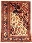 Tapis persan - Nomadic - 127 x 90 cm - multicolore