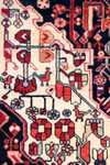 Perski dywan - Nomadyczny - 127 x 90 cm - wielokolorowy