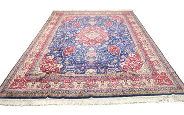 Tapis persan - Tabriz - 457 x 344 cm - bleu