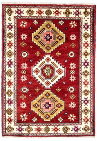 Alfombra oriental - 198 x 141 cm - rojo