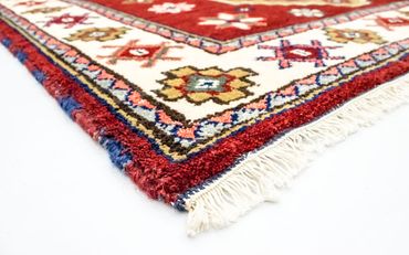 Alfombra oriental - 198 x 141 cm - rojo