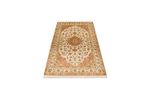 Zijden tapijt - Kashmir Silk - 157 x 90 cm - beige