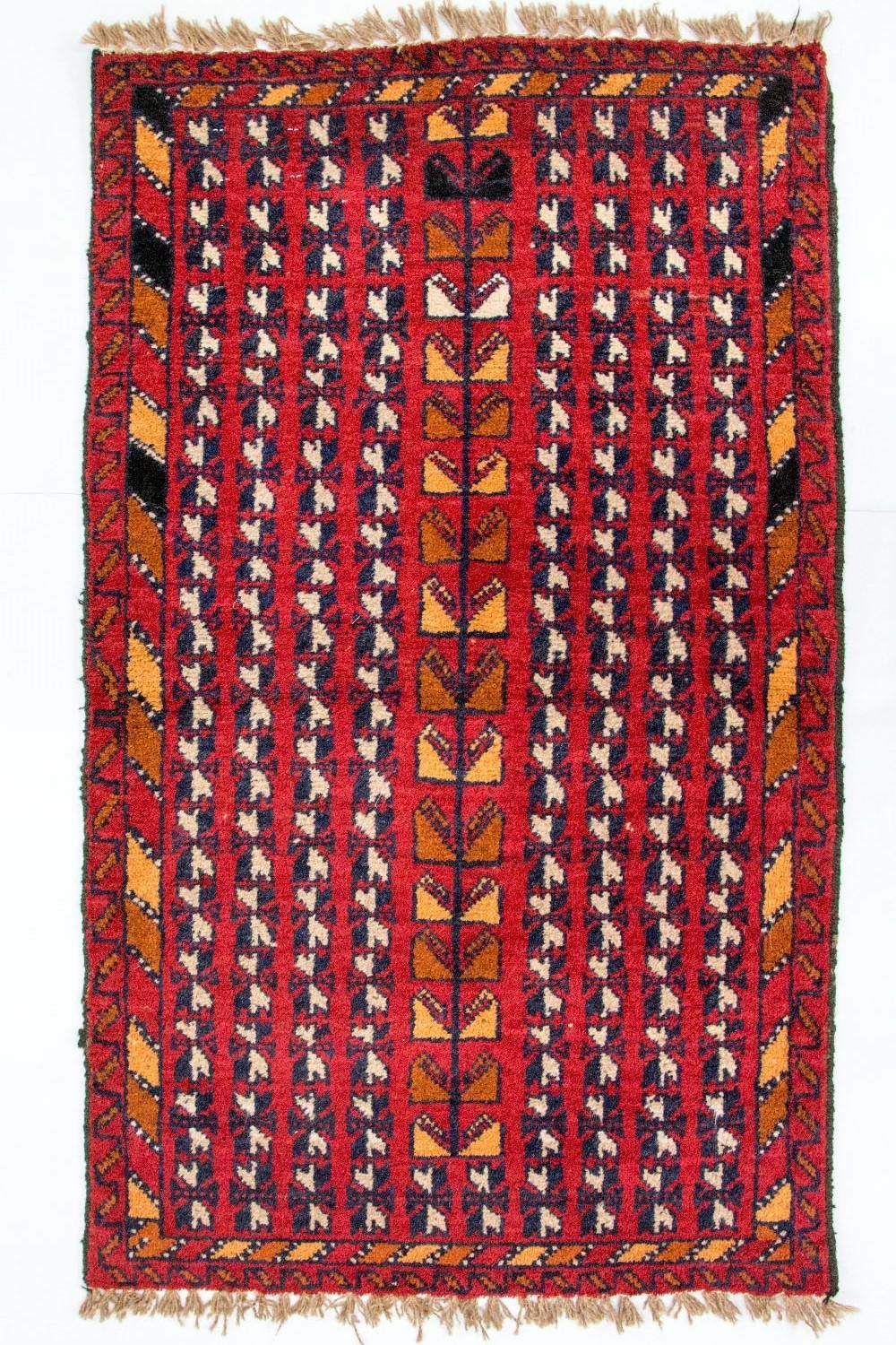 Tapis Belutsch - 126 x 73 cm - rouge