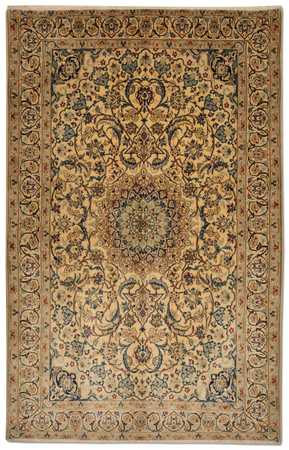 Alfombra Persa - Nain - Real - 215 x 132 cm - beige