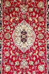 Tapis en soie - Soie du Cachemire - 158 x 93 cm - rouge