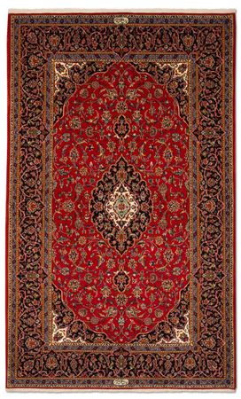 Alfombra persa - Keshan - 232 x 139 cm - rojo