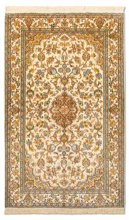 Zijden tapijt - Kashmir Silk - 155 x 83 cm - beige