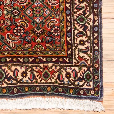 Loper Perzisch tapijt - Bijar - 214 x 77 cm - bruin