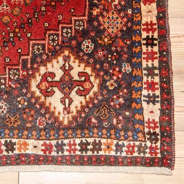 Tapis persan - Nomadic - 224 x 163 cm - rouge