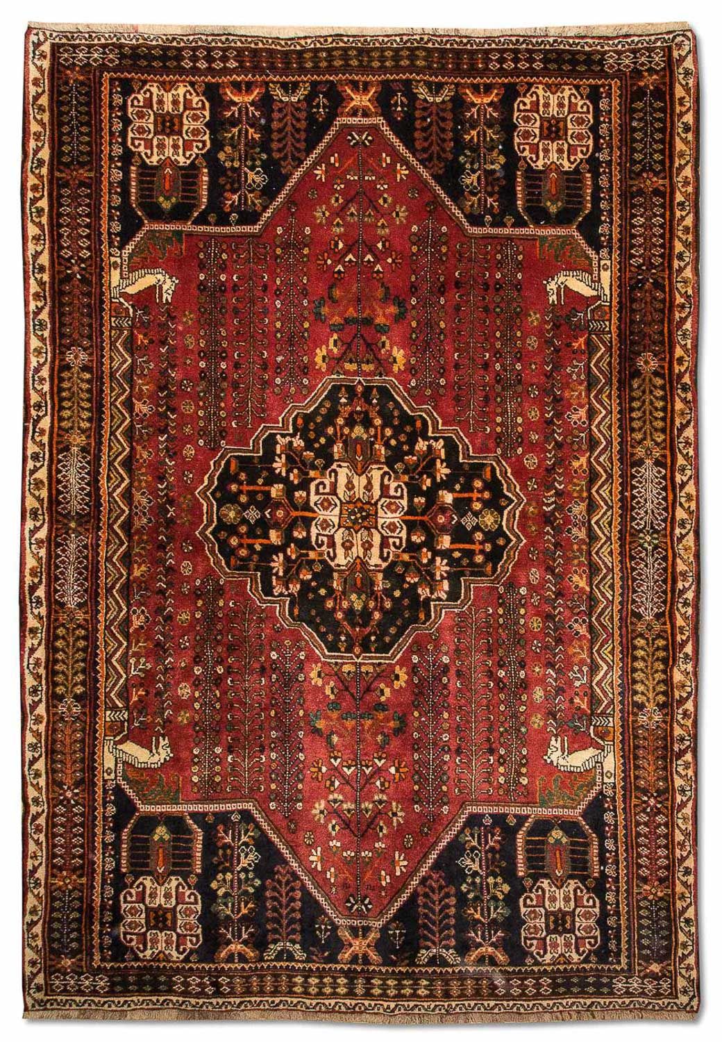 Tapis persan - Nomadic - 253 x 161 cm - rouille