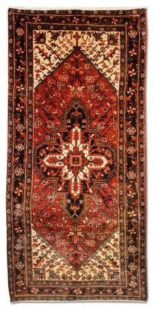 Tapis de couloir Tapis persan - Nomadic - 267 x 115 cm - rouille