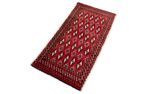 Tapis de couloir Tapis Turkaman - 100 x 50 cm - rouge