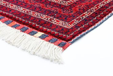 Tapete afegão - Bukhara - 300 x 195 cm - vermelho