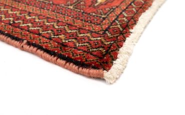 Tapis de couloir Tapis Turkaman - 100 x 50 cm - rouge